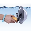 Andoer 6 "Halbkreisförmige Unterwasser-5M wasserdichte Abdeckung Acryl Gehäuse Tauchen Objektiv Domes mit Floating Handgriff für GoPro Hero 4/3 + / 3-Sport-Kamera Action Cam