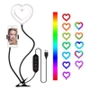 Andoer 6-Zoll-RGB-LED-Ringlicht 8W 3800K-6800K Helligkeit dimmbar