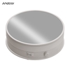 Andoer 6-Zoll-Spiegelanzeige Plattenspieler-Ständer Motorisiert um 360 ° drehbar 17-30S / R stufenlos einstellbare Geschwindigkeit 4kg Nutzlast für kleine Produkte Schmuckuhr Modellanzeige
