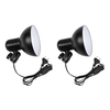 Andoer 60 * 60 * 60cm Fotografie Studio Cube Zelt + 2 Stück Lampshade mit Lampenfassung + 2pcs 45W-Glühlampe + 2pcs 50cm Höhenverstellbare Light Stand + 4pcs Non-Woven-Kulisse