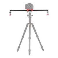 Andoer 60cm / 23, 6 "All Metal-Aluminium-Legierung Videospur Slider Dolly Schienenstabilisator Max. Belastbarkeit 6kg für Canon Nikon Sony DSLR-Nocken-Kamera-Camcorder