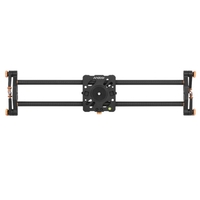 Andoer 60cm Carbon Fiber Spur Dolly Slider Schienenstabilisierungssystem für Video Movie Film Shooting für Canon Nikon Sony DSLR Kameras Camcorder