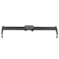 Andoer 60cm Videospur Slider Dolly Track-Schienenstabilisator Aluminiumlegierung für Canon Nikon Sony Kameras Camcorder Max Ladekapazität 6Kg
