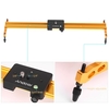 Andoer 60cm Videospur Slider Dolly Track-Schienenstabilisator Aluminiumlegierung für Canon Nikon Sony Kameras Camcorder Max Ladekapazität 6Kg Goldfarbe