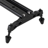 Andoer 60cm/24 "Aluminiumlegierung Videospur Slider Dolly-Stabilisierungs-System für Canon Nikon Sony DSLR Kameras Camcorder