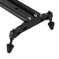 Andoer 60cm/24 "Aluminiumlegierung Videospur Slider Dolly-Stabilisierungs-System für Canon Nikon Sony DSLR Kameras Camcorder