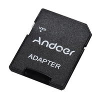 Andoer 64 GB Class 10 Speicherkarte Tf-karte + Tf-karte Adapter für Kamera Auto Kamera Handy Tisch PC Audio Player GPS