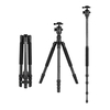 Andoer 64inch Leichte Reise Carbon Fibre Stativ Einbeinstativ mit Kugelkopf Tragetasche für Digital DSLR Videokamera Camcorder