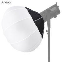 Andoer 65 cm Laterne Softbox Sphärische zusammenklappbare Softbox Schnellinstallation Bowens Mount Studio Fotografie Videobeleuchtung Zubehör