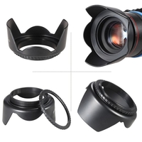 Andoer 67mm Filter Kit (UV + CPL + FLD) + Nylon tragen Beutel + Objektivdeckel + Cap Linsenhalter + Gegenlichtblende + Objektiv Reinigungstuch