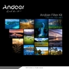 Andoer 77mm UV + CPL + FLD + ND(ND2 ND4 ND8) Fotografie Filter Kit Set UV Circular Polfilter fluoreszierende Graufilter Filter für Canon Nikon Sony Pentax DSLR-Kameras