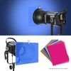 Andoer 8 Farben / Set PET Transparenter Gel-Beleuchtungsfilter 50 * 40 cm / 20 * 16 Zoll Farbige Overlays Getönte Korrekturgele Lichtfilter Plastikfolien für LED-Licht Studio Blitzlicht DJ Licht DJ