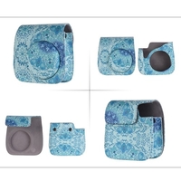 Andoer 8 in 1 Zubehörpaket für Fujifilm Instax Mini 9/8/8 + / 8s mit Kameratasche / Selfie Spiegel / Filter / Album / Bilderrahmen / Aufkleber