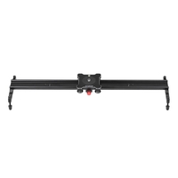 Andoer 80cm / 32 "4 Lager Kamera Slider Rail Track Slider Aluminiumlegierung Video Stabilisator für Canon Nikon Sony Kameras Camcorder Max Tragfähigkeit 5Kg