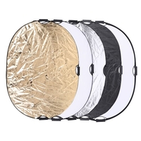 Andoer 90 * 120cm 5 in 1 Runde Collapsible Multi Disk Portable Circular Foto Fotografie Studio Video Light Reflektor