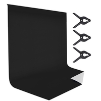 Andoer 9, 8 * 6, 6 Fuß zweifarbige Fotografie Hintergrund Hintergrund Bildschirm Waschbare Polyester-Baumwolle