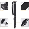 Andoer A-555 6-Abschnitt Compact tragbare Fotografie Aluminiumlegierung Einbeinstativ Einbeinstativ-Stick für Nikon Canon Sony Pentax Kamera Max. Last 10kg / 22lbs