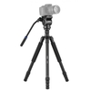 Andoer A-618 180cm / 71 "Multifunktions-Kamera-Stativ-Video-Monopod mit hydraulischer Dämpfungskopf-Unterstützung Niedriges Winkel-Makro Panorama-Fotografie Schießen für Canon Nikon DSLR für Sony A7 ILDC Aluminium-Legierungs-Stütze Max. 20kg / 