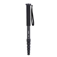 Andoer A-666 181cm / 5.9ft Teleskopierbare Aluminiumkamera Monopod Unipod Stick 6-Sektion Max. Laden Sie 10kg / 22Lbs mit Tragetasche für Nikon Canon Sony A7 Pentax Camcorder Video Studio Fotografie