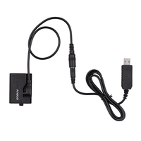 Andoer ACK-E10 5-V-USB-Dummy-Batterie-DC-Koppleradapter (Ersatz für LP-E10)