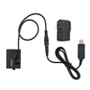 Andoer ACK-E10 5-V-USB-Dummy-Batterie-Gleichstromkoppler (Ersatz für LP-E10) mit Netzteil