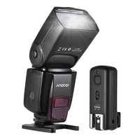 Andoer AD560 IV 2.4G kabelloses universelles Slave-Blitzgerät Speedlite GN50 mit Blitzauslöser