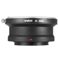 Andoer AI-M4/3 Adapter-Ring Objektiv-Anschluss für Nikon D-Serie AI-Mount-Objektiv für Panasonic Olympus M4/3-Mount-Kamera Körper passen