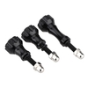 Andoer Aluminium Daumen Knopf Edelstahl Bolt Nut Schrauben Set für GoPro HD Hero 1 / 2 / 3 / 3 + / 4 schwarz