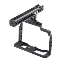 Andoer Aluminium Legierung Kamera Käfig Kit Schutz Vlog Käfig mit Metall Top Griff Film,  Der System mit Kalten Schuh für Mikrofon füllen Licht Kompatibel mit Fujifilm X-T3 X-T2 ILDC Kamera