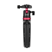 Andoer Aluminiumlegierung Mini Desktop Tischstativ mit Panoramakugelkopf Kugelkopf Schnellwechselplatte Wasserwaage 1/4 Zoll Schraube Canon Nikon Sony DSLR DV-Kameras Camcorder für GoPro Hero 6/5/4/3 + für Yi Lite 4K für iPhone X 8 7 6s Plus Smartphone