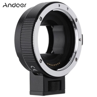Andoer Auto Focus AF EF-NEXII Adapterring für Canon EF EF-S Objektiv für Sony NEX E-Mount 3/3N/5N/5R/7/A7/A7R/A7S/A5000/A5100/A6000 verwenden Vollformat