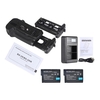 Andoer BG-2X Vertikaler Batterie Griff Halter für Nikon D850 DSLR Kamera + 2 * EN-EL15 Voll Codierter Digitaler Akku + Andoer EN-EL15 Ladegerät LED Display 2-Slot