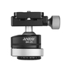 Andoer BK-25 Panoramastativ-Adapter für Kugelkopfmontage Schnellverriegelungssystem 15kg Tragfähigkeit 360 ° drehbare Aluminiumlegierung