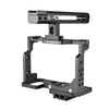 Andoer C15-B Kamerakäfig + Top Handle Kit Aluminiumlegierung mit Kaltschuhhalterung