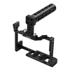 Andoer Camera Cage + Top Handle Kit Aluminiumlegierung mit doppelter 1/4 Zoll Schraube zur Kaltschuhhalterung