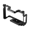 Andoer Camera Cage Aluminiumlegierung mit 1/4 Zoll & 3/8 Zoll Schraubenlöchern Dual Cold Shoe Mount