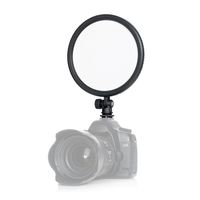 Andoer CM-200D Pro Flapjack LED Randlicht CRI93 6inch Runde Ultradünne Tageslicht 3200K-5600K Bi-Color Dimmbare Foto Video Light Panel