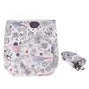 Andoer Compact nette reizende PU-Leder Schutzkameratasche Tragetasche Beutel Abdeckungs-Schutz-Vogel-Muster w / Schultergurt Album Tasche für Fujifilm Instax Mini 8 + / 8s / 8-Kamera