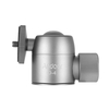 Andoer D-4 Mini Stativ Kugelkopf Aluminiumlegierung Stativgewinde Kugelkopf mit 1 / 4inch Schraube 3 / 8inch Schraubenloch 360 ° Panorama für Smartphones Kameras DSLR max. Lade 5kg