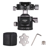 Andoer D-40 Professionelle Doppel-Panorama-Kopf CNC-Bearbeitung Aluminium-Legierung Kugelkopf Double U Notch Design Niedrigen Schwerpunkt für Stativ Einbeinstativ DSLR ILDC Kameras Max Tragkraft 25kg