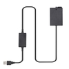 Andoer DR-E8 USB-Netzteil Wechselstromadapter Ersatz Gleichstromkoppler Blindbatterie Einzelner USB-Eingang