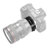Andoer EF-EOSR-Autofokus-Kameraobjektiv-Adapterring IS Bildstabilisierung Elektronische Blendensteuerung EXIF-Informationsersatz für Canon EF EF-S-Objektive für Canon EOS R RF-Mount-Vollbildkameras