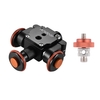 Andoer Elektrische Motorisierte Auto Kamera Dolly Video Slider Skater 3-Rad Riemenscheibe Auto für Canon Nikon Sony DSLR für iPhone X 8 7 Plus 6 s Smartphone für GoPro Hero 5/4/3 + / 3 Action Sport Cam