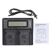 Andoer EN-EL15 Dual Channel Digitalkamera Akkuladegerät mit LCD Display für Nikon D500 D610 D7000 D7100 D750 D800 D810 D7200