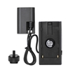 Andoer F970 NP-F-Serie Batteriestromversorgung Plattenmontagesystem mit Full-Dekodierung Dummy Akku für Canon LP-E6 DC Akku für Canon 5DII 5DIII 5Ds 5DSR 6D 60D 70D 80D 7D 7DII