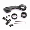 Andoer Fahrradhalterung Halter Lenker Computer-Mount Kit 25, 4 mm / 31, 8 mm für CATEYE CC-PA100W / 500B CC-RD310W / 410DW / 420DW / 430DW / 500B CC-VT210W / 220W CC-MC200W CC-GL11 / 51 CC-PD100W für GoPro / Sony / Garmin Virb X & XE für SJ Cam Actionkam