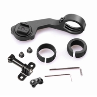 Andoer Fahrradhalterung Halter Lenker Computer-Mount Kit 25, 4 mm / 31, 8 mm für CATEYE CC-PA100W / 500B CC-RD310W / 410DW / 420DW / 430DW / 500B CC-VT210W / 220W CC-MC200W CC-GL11 / 51 CC-PD100W für GoPro / Sony / Garmin Virb X & XE für SJ Cam Actionkam