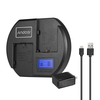 Andoer Fast Charger Zweikanaliges Kamera-Ladegerät