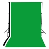 Andoer Foto Studio Kit Fotografie 45W Glühbirne Musselin Kulisse Stand E27 Licht Socket weiche regenschirm schirm schwarz/Gold Set