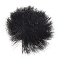 Andoer Furry Outdoor Mikrofon Windschutzscheibe Muff Mini Revers Lavalier Mikrofon Windschutzscheibe